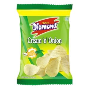 Yellow Diamond Cream 'n' Onion Flavor Potato Chips